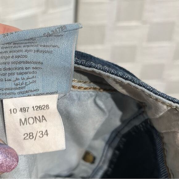 Mavi Uptown Women’s Mona Straight Leg Jeans Medium Wash Size 28/34 - Picture 5 of 11